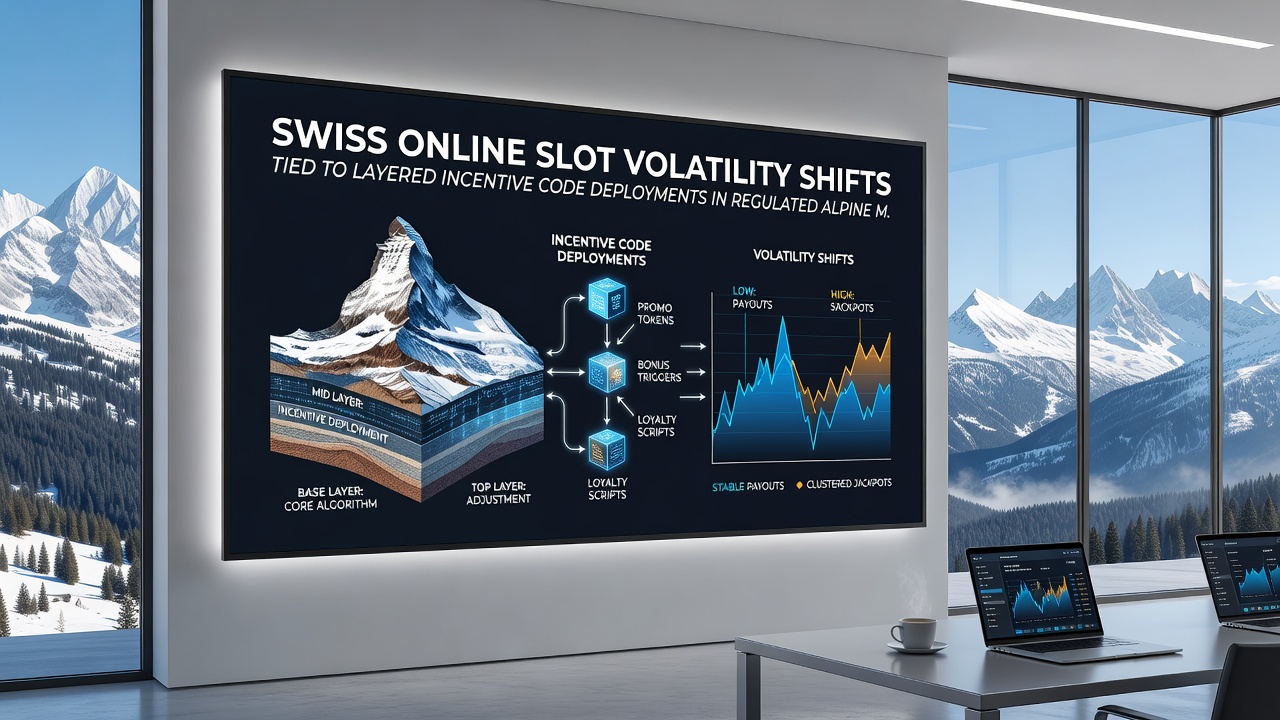 Data visualization chart showing volatility index fluctuations in Swiss online slots following incentive code layer activations across multiple alpine platforms