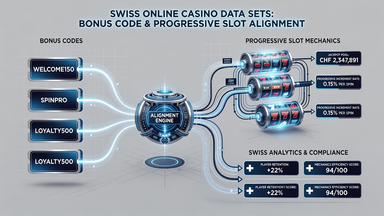 Data charts from Swiss casino operators illustrating progressive jackpot contributions during bonus code activations